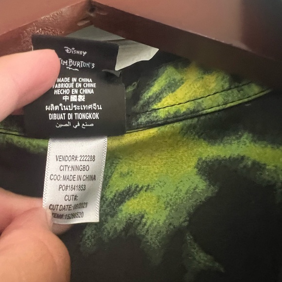 Disney Our Universe The Nightmare Before Christmas Oogie Boogie Tie Dye Shirt - Picture 10 of 12